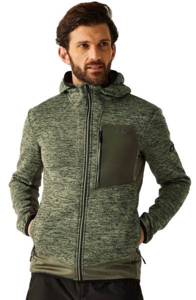 Кофта флисовая мужская Regatta Alven RMA651-ZLZ 2XL хаки фото