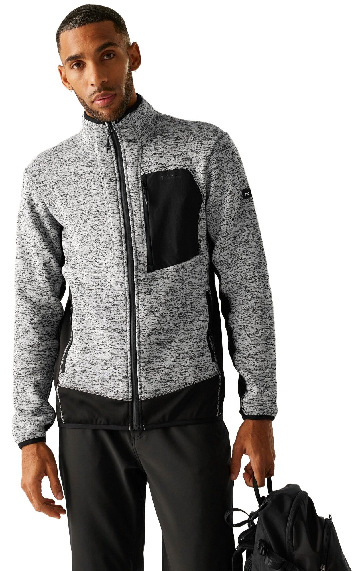 Кофта флисовая мужская Regatta Everet RMA675-61I 2XL серая фото 1