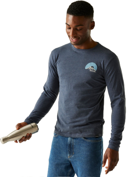 

Лонгслив мужской Regatta Maylow RMT297-540 S синий