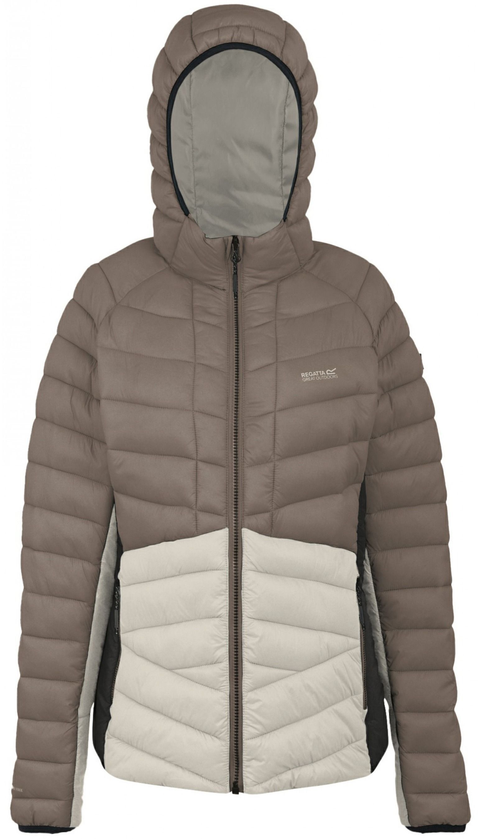 Куртка демисезонная женская Regatta Womens Hd Dalent RWN399-0E2 10 коричневая/молочная фото 1