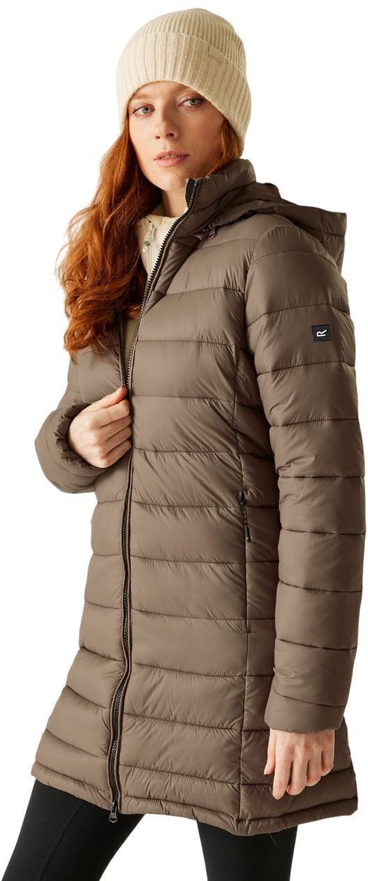 Куртка зимова довга жіноча Regatta Starler RWN208-4S8 10 коричневафото1