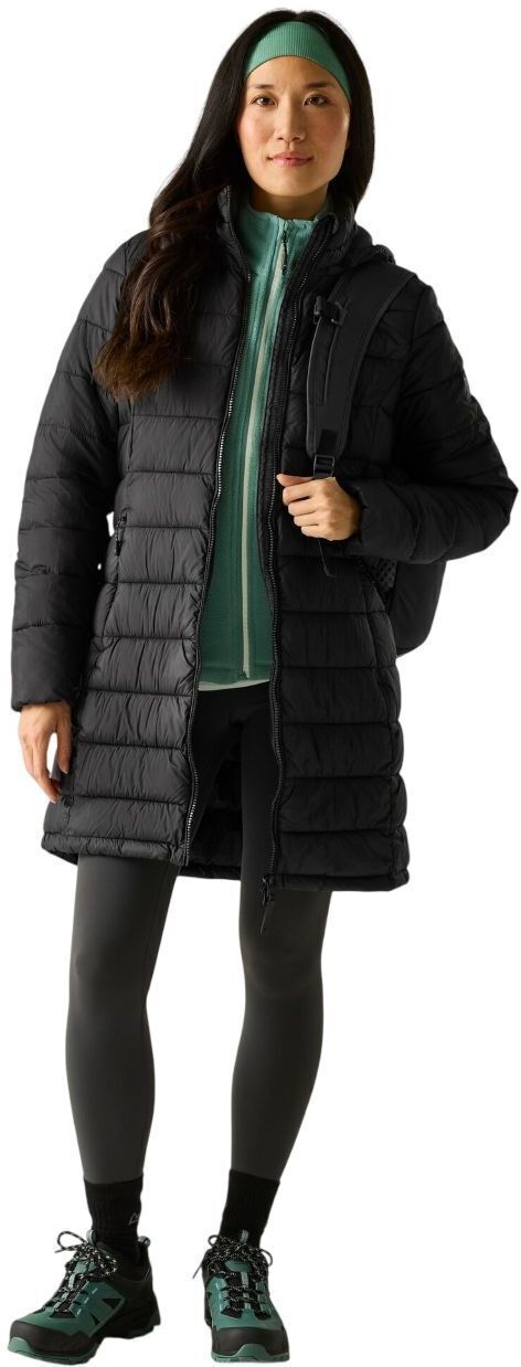 Куртка зимова довга жіноча Regatta Starler RWN208-800 14 чорнафото1