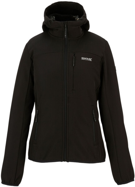 Ветровка спортивная женская Regatta Women's Ossek Softshell Jacket RWL285-800 8 черная фото 