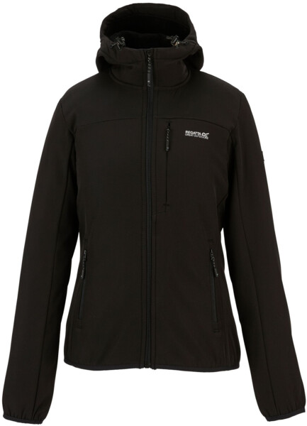 Ветровка спортивная женская Regatta Women's Ossek Softshell Jacket RWL285-800 12 черная фото