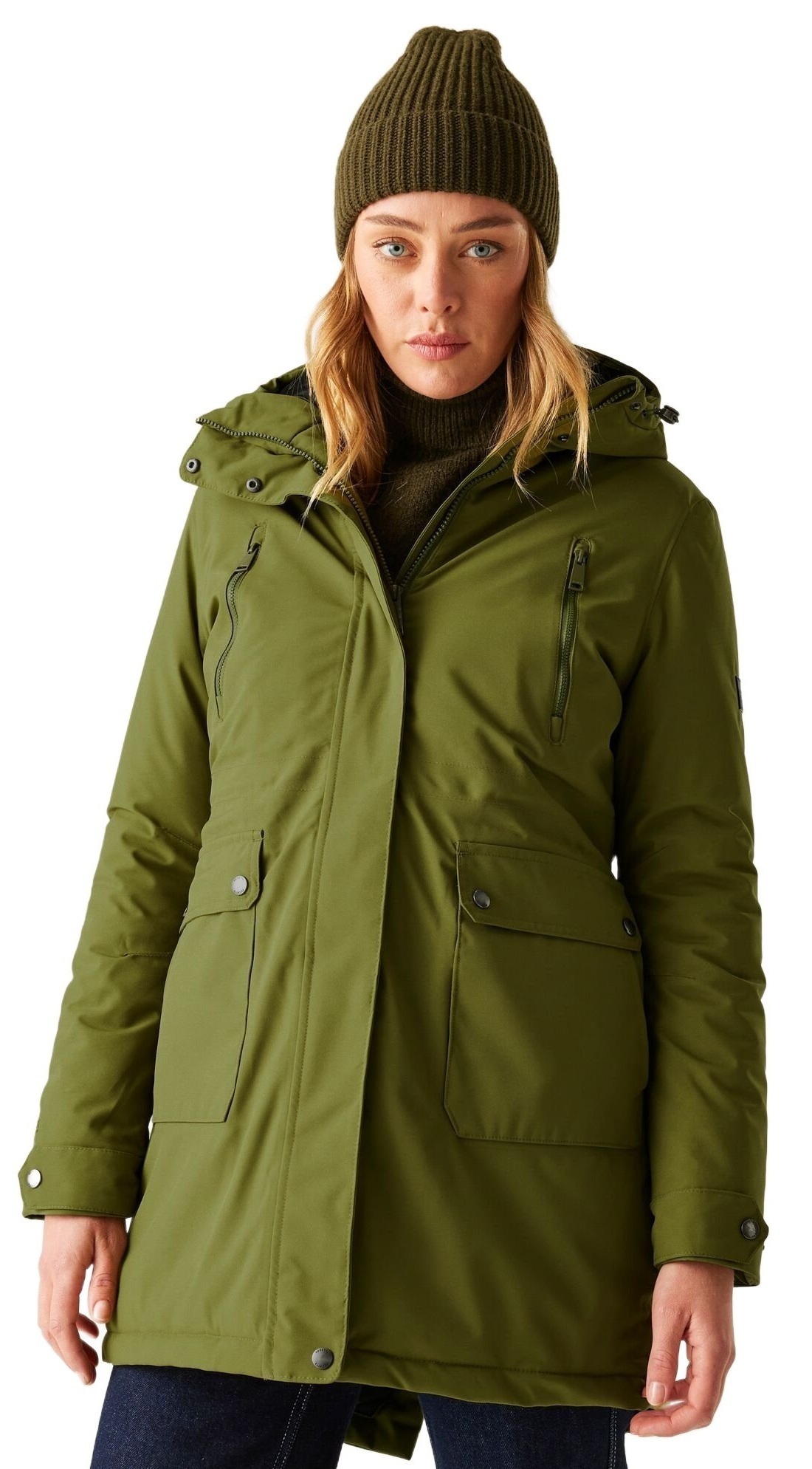 Парка женская Regatta Valenta RWP453-ZL1 10 хаки фото 1