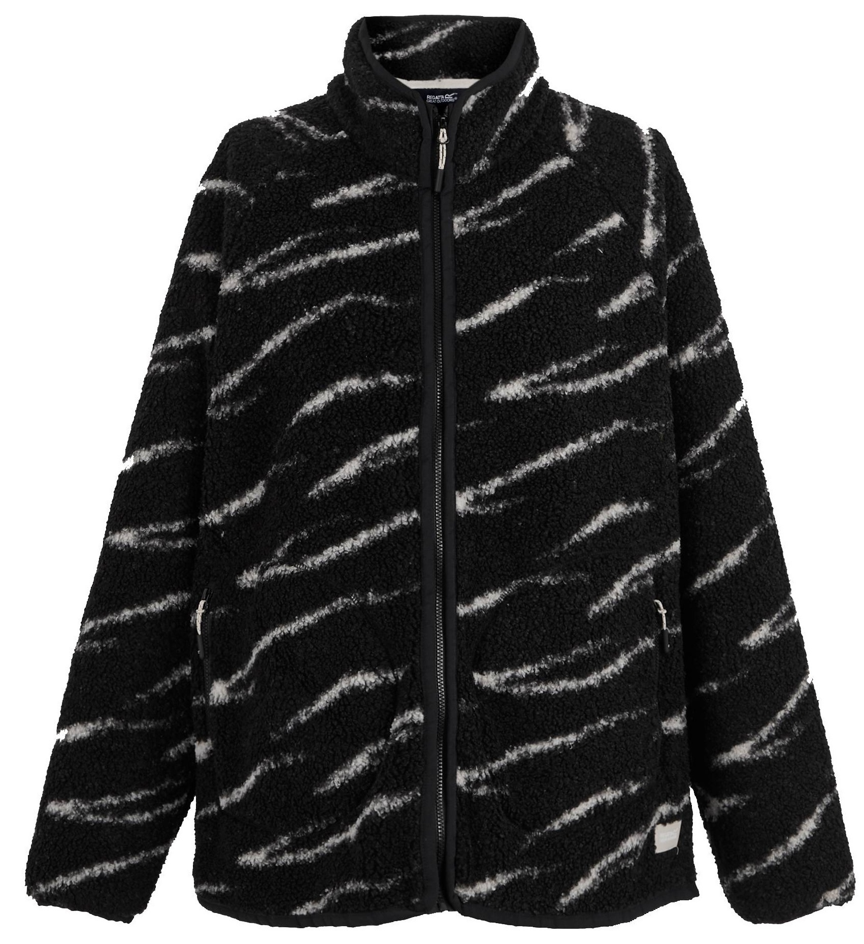 Кофта флісова жіноча Regatta WmsFrankieBorgF/Z RWA748-ZYX 10 чорнафото1