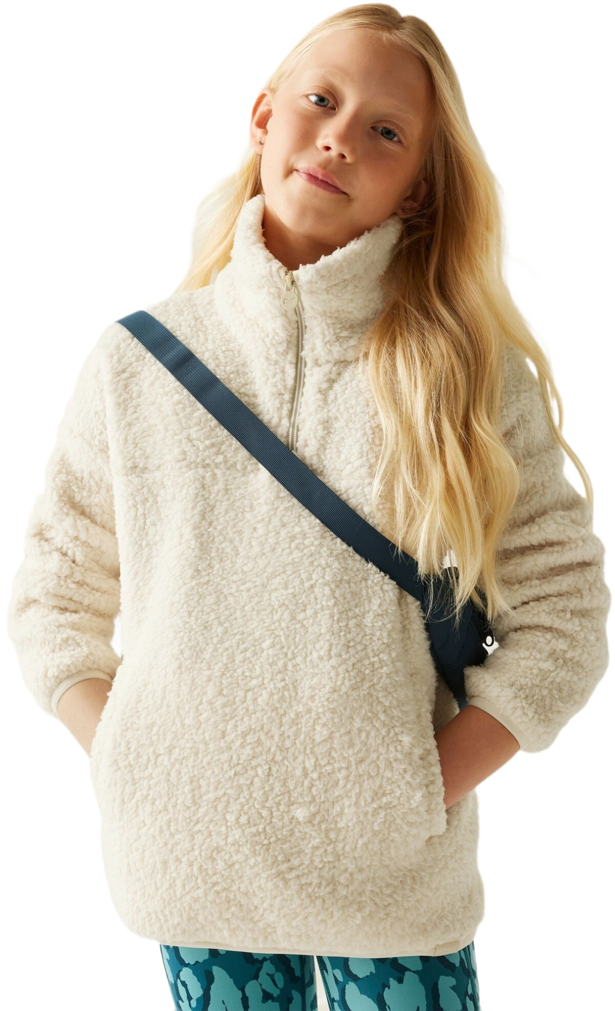 Флисовая кофта детская Regatta KalizaHlfZpFleece RKA418-0R2 15-16 молочная фото 1