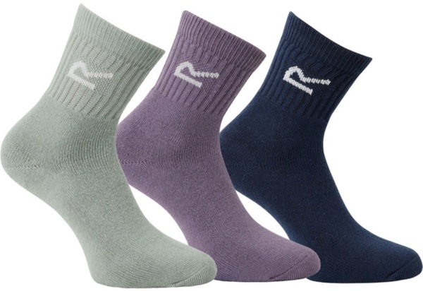 

Набор носков женских Regatta Wms 3 Socks / Box RWH017-4P6 One Size 3 шт. зеленые/лавандовые/темно-синие
