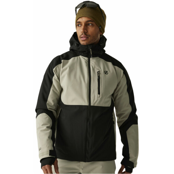 Куртка гірськолижна чоловіча Dare2b Eagle III Jacket DMP612-08D XL чорна/бежева фото
