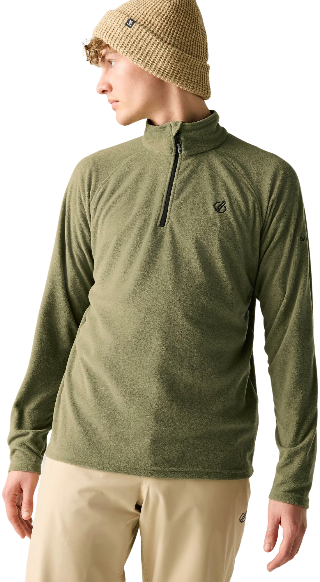 Лонгслів чоловічий Dare2B Freethink II Half Zip Fleece DMA473-0GH M хакі фото1