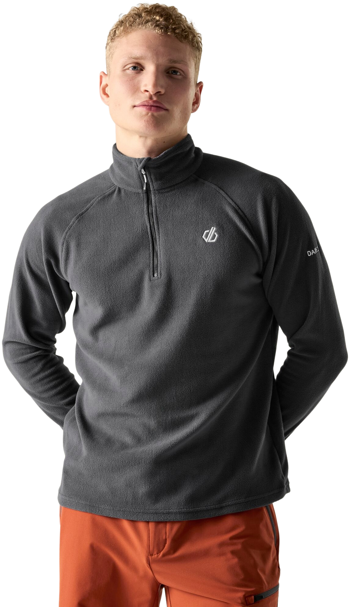 Лонгслив мужской Dare2B Freethink II Half Zip Fleece DMA473-685 S серый фото 1
