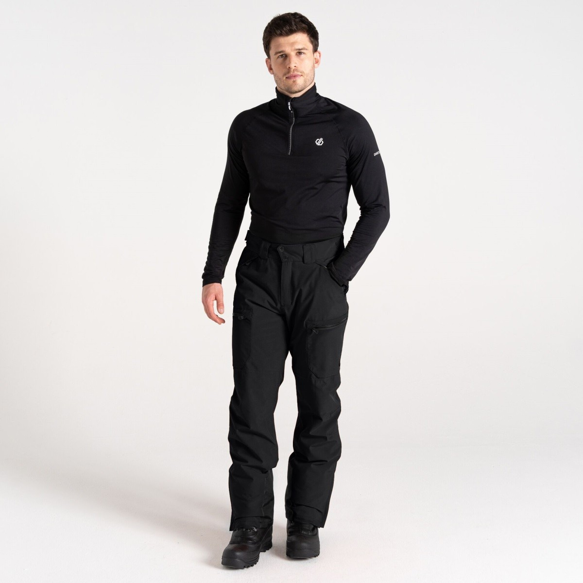 Штаны для сноуборда мужские Dare2b Baseplate II Pant DMW573-800 M черные фото1
