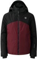 Куртка гірськолижна дитяча Dare2b Imp One Sizee V Jacket DKP568-0F3 7-8 чорна/сливова