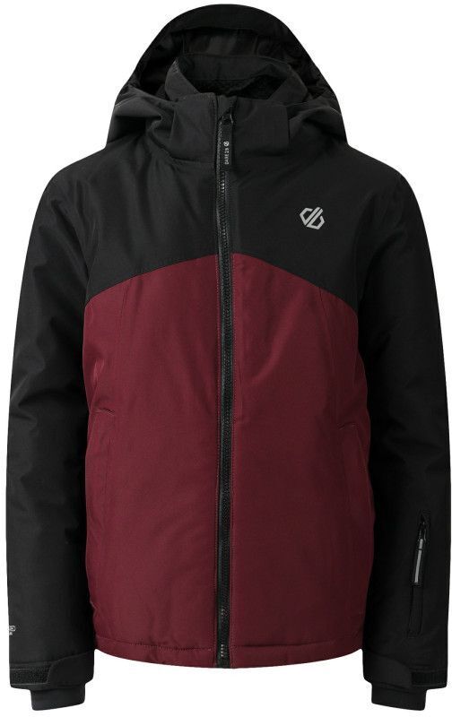 Куртка горнолыжная детская Dare2b Imp One Sizee V Jacket DKP568-0F3 11-12 черная/сливовая фото1
