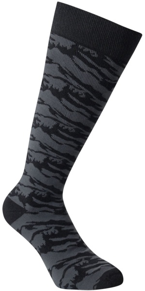 Носки зимние мужские Dare2b Mens Print Ski Sks II DMH 333-T6N 9-12 черные/серые