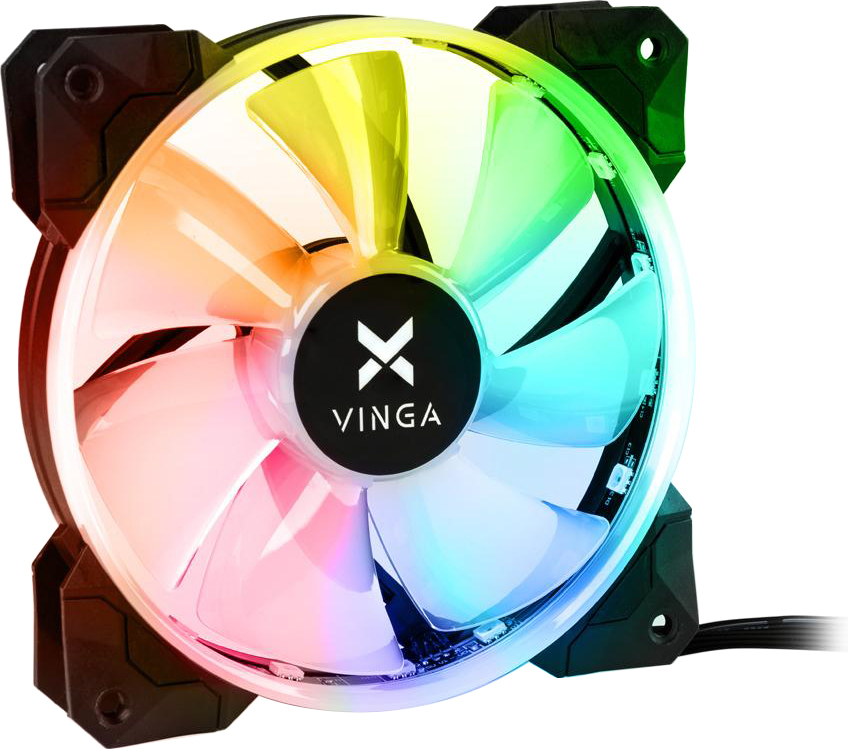 Корпусний вентилятор Vinga RGB fan-02 (RGB fan-02) фото1