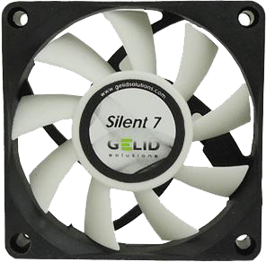 Корпусний вентилятор Gelid Solutions Silent 7 70 mm (FN-SX07-22)фото1