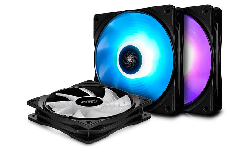 Корпусний вентилятор DEEPCOOL RF120-3 IN 1 (DP-FRGB-RF120-3C) фото1