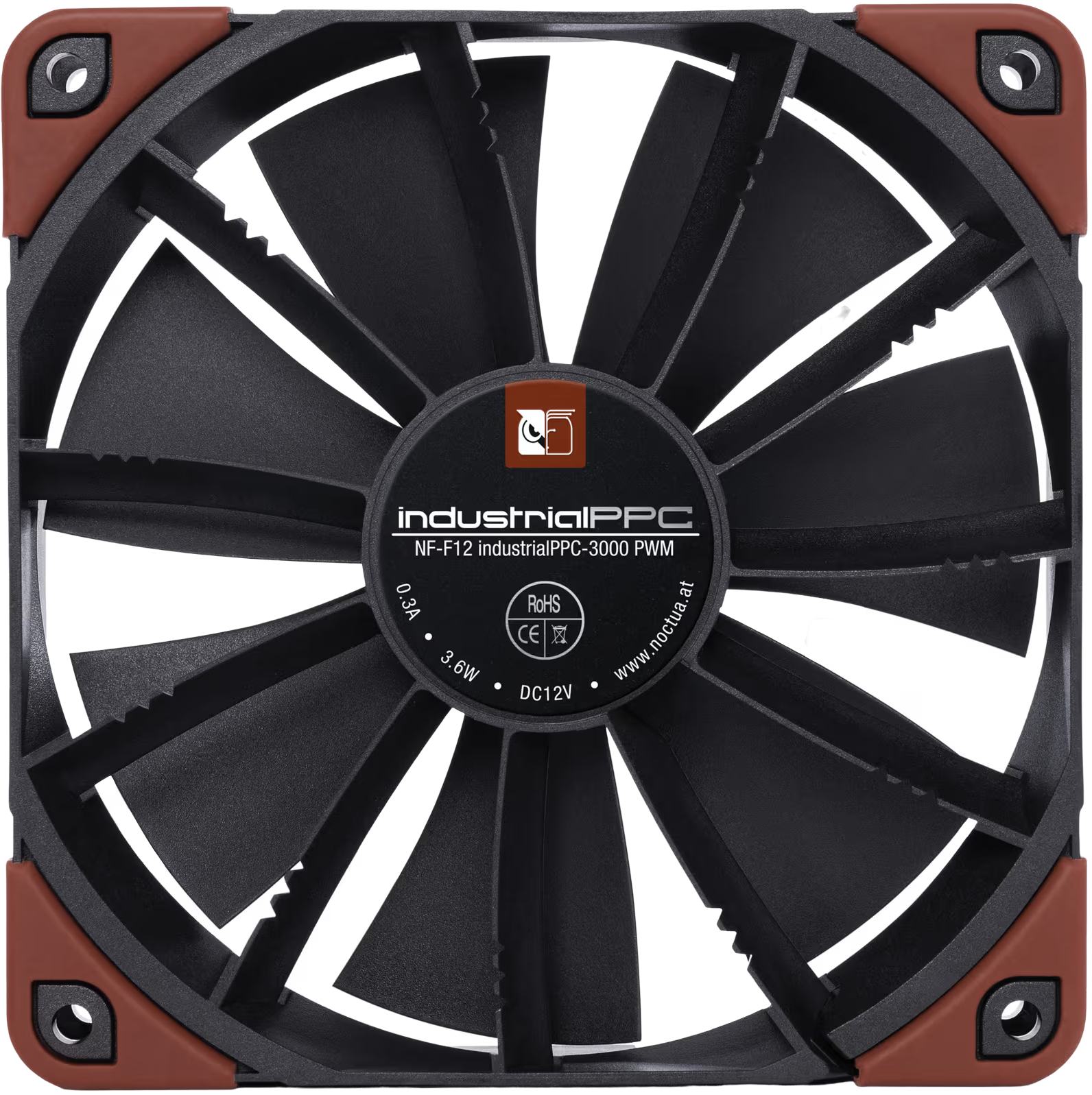 Корпусний вентилятор Noctua iPPC (NF-F12iPPC-3000 PWM)фото1