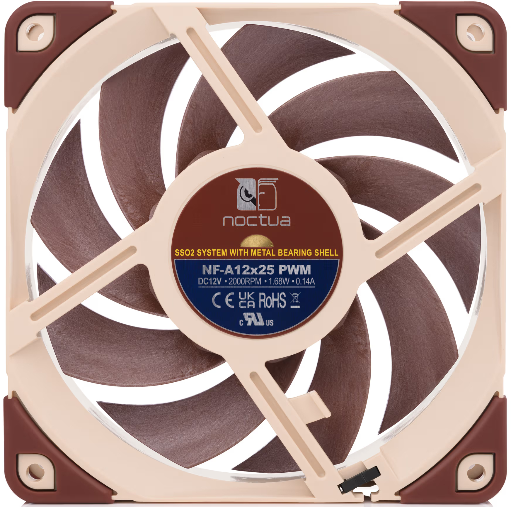Корпусний вентилятор Noctua NF-A12x25 PWM (NF-A12x25 PWM) фото1
