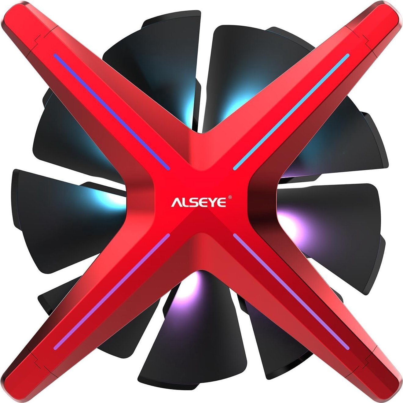 Корпусный вентилятор Alseye X12 Red Push (AS.04.03.0030) фото1