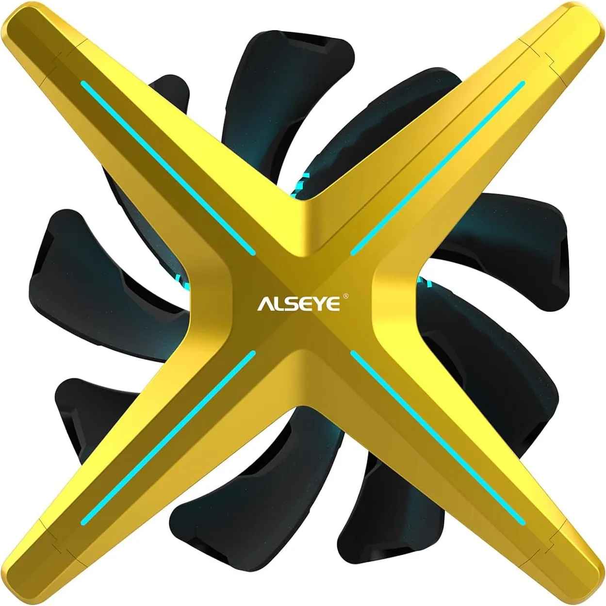 Корпусный вентилятор Alseye X12 Yellow Push (AS.04.03.0028) фото1