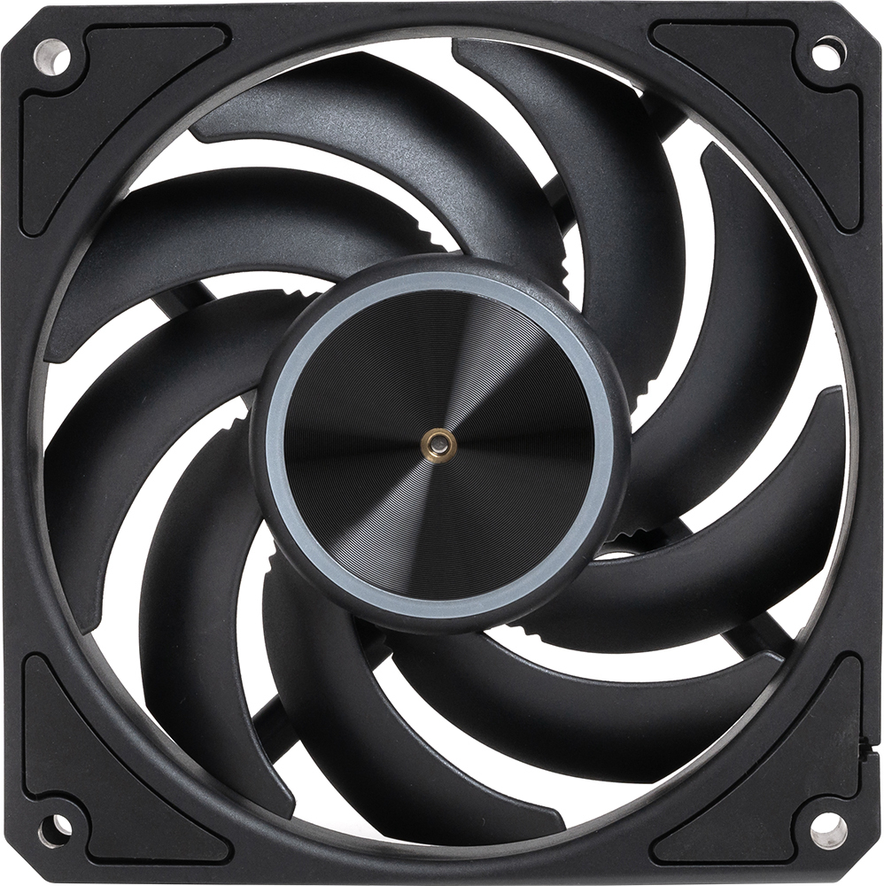 Корпусный вентилятор Vinga 12027 PWM 4-pin Black (12027 PWM 4-pin black) фото1