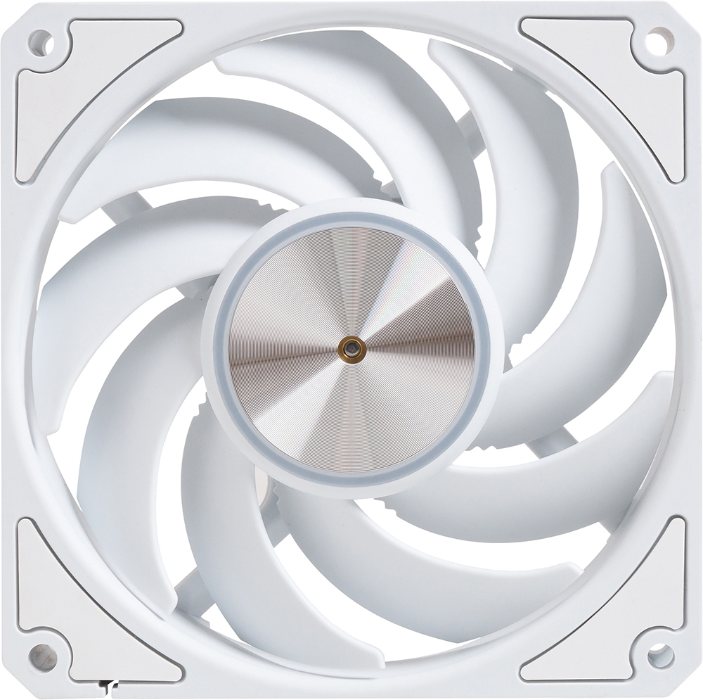 Корпусный вентилятор Vinga 12027 PWM 4-pin White (12027 PWM 4-pin white) фото1