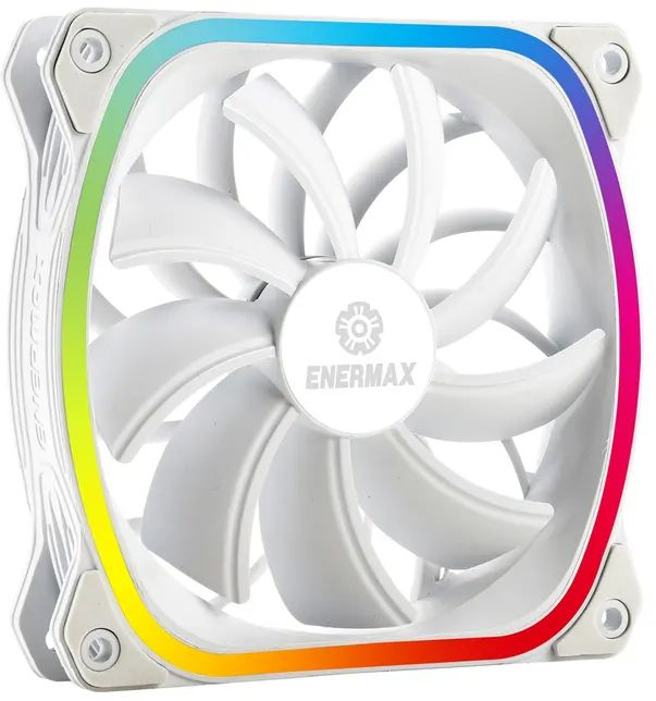Корпусный вентилятор Enermax SquA RGB White (UCSQARGB12P-W-SG) фото1