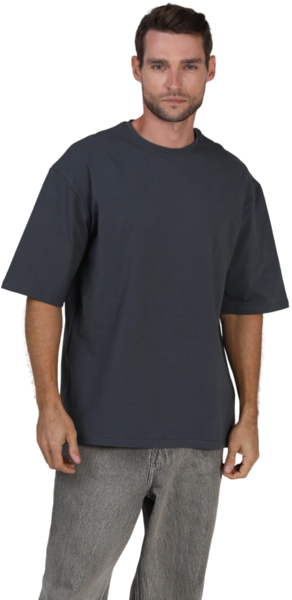 Футболка мужская хлопковая Ray U0104M-Dark Grey S/M темно-серая фото 