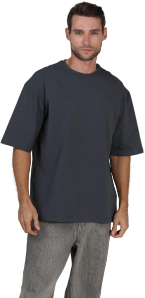 Футболка мужская хлопковая Ray U0104M-Dark Grey L/XL темно-серая фото 