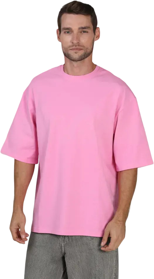 Футболка мужская хлопковая Ray U0104M-Pink 2XL/3XL розовая