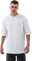 Футболка чоловіча бавовняна Ray Oversize U0104M-White 2XL/3XL біла