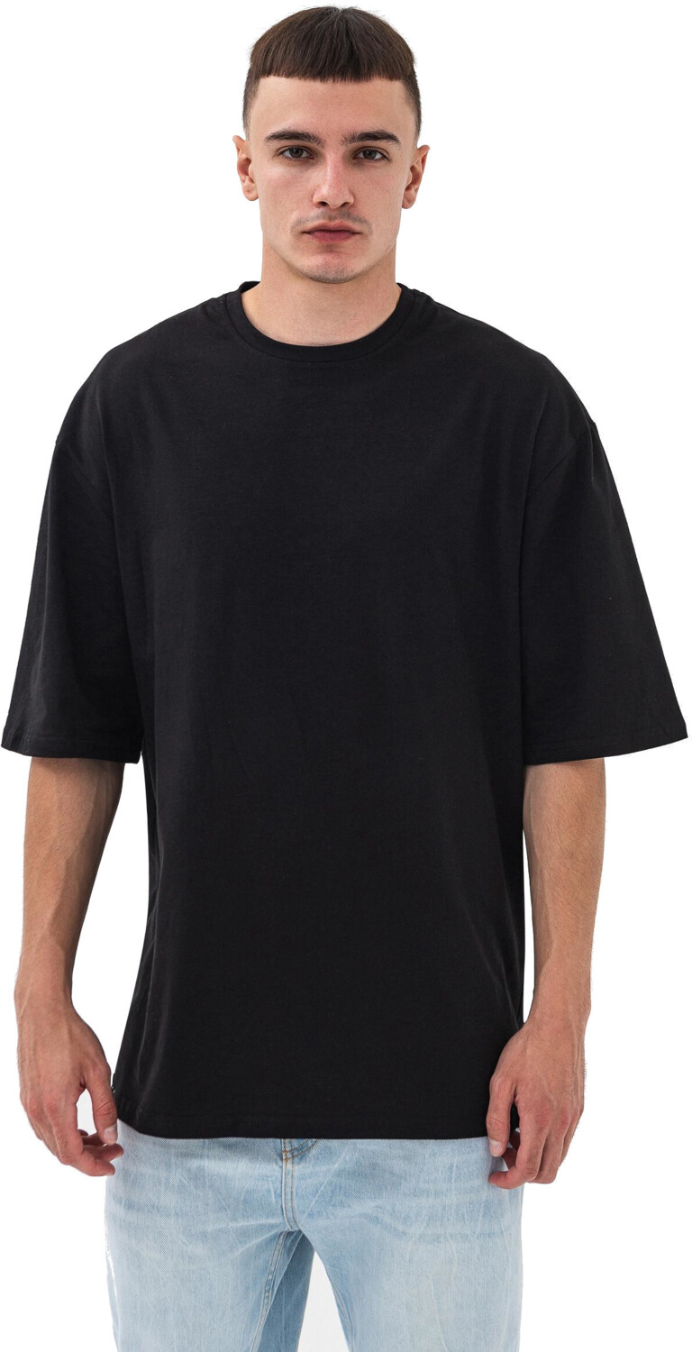 Футболка чоловіча бавовняна Ray Oversize U0104M-Black S/M чорна