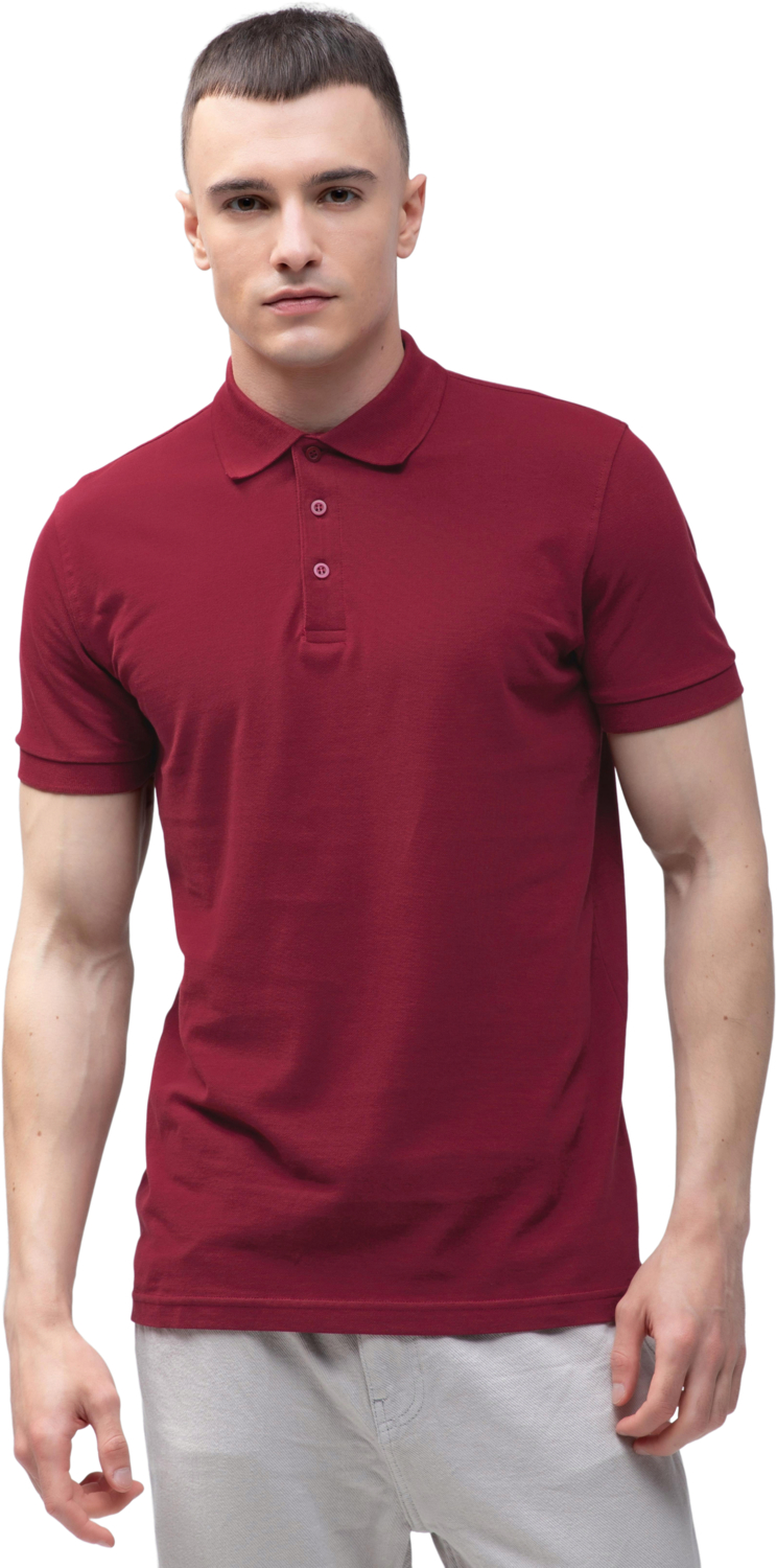 Поло чоловіче бавовняне Stedman Lux ST9060-BOD S бордове