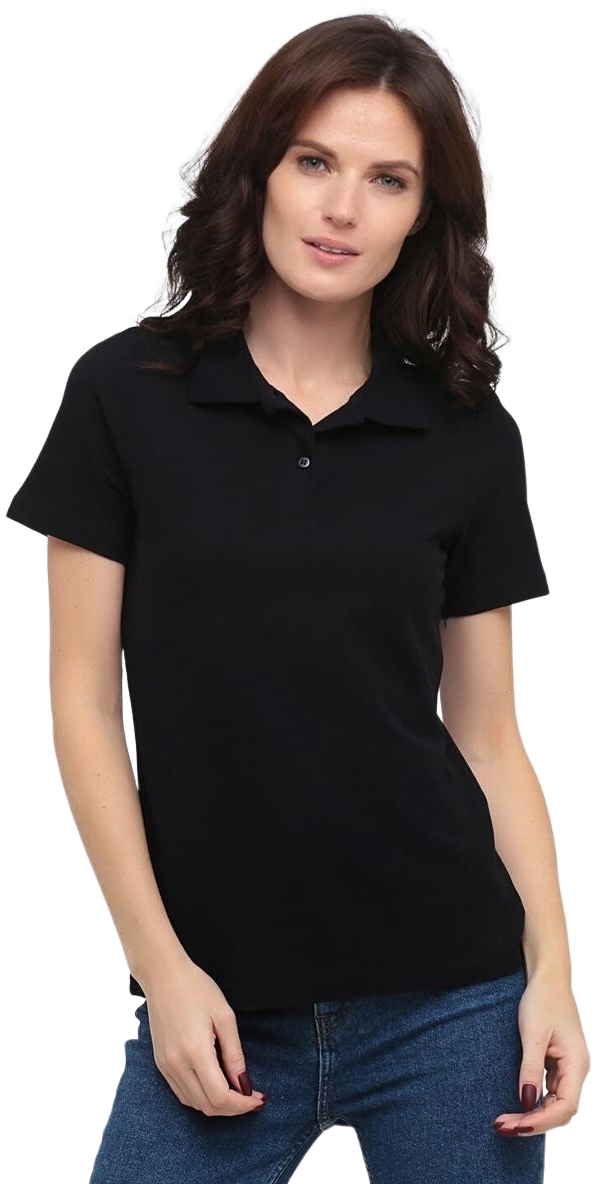Поло жіноче бавовняне Stedman ST3100-BLO M чорне