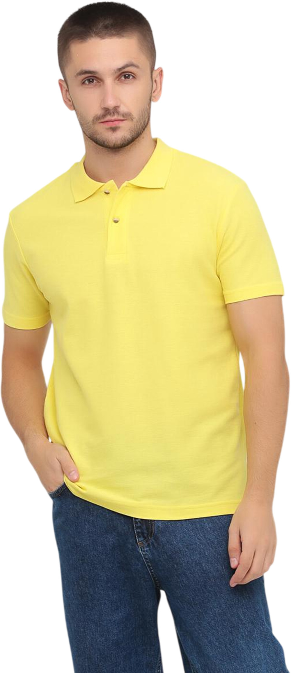 Поло чоловіче бавовняне Stedman ST3000-YEL M лимоннефото1