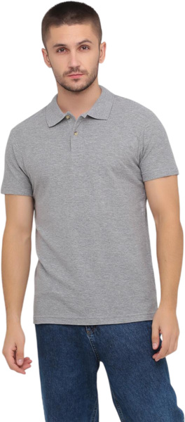 Поло чоловіче бавовняне Stedman ST3000-GYH M сірий меланжфото