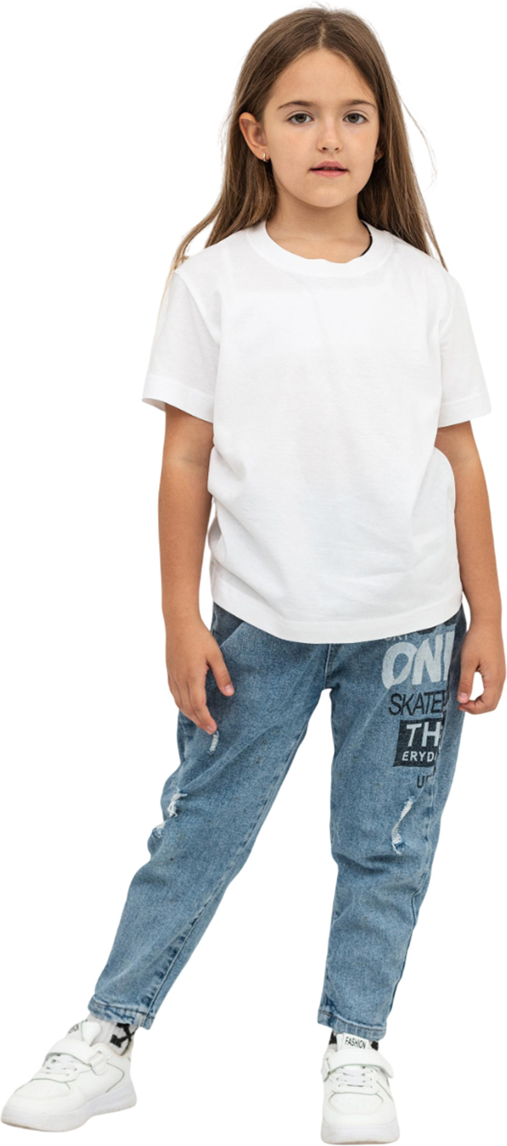 Футболка дитяча бавовняна Stedman Classic-T Kids ST2200W-WHI XL 158-164 білафото1