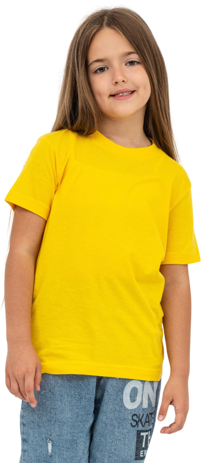 Футболка детская хлопковая Stedman ST2200W-SUN XS 110-116 желтая