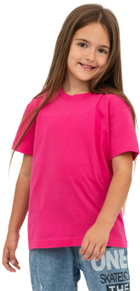 Футболка дитяча бавовняна Stedman Classic-T Kids ST2200W-SPK XS (110-116 cm) рожевафото