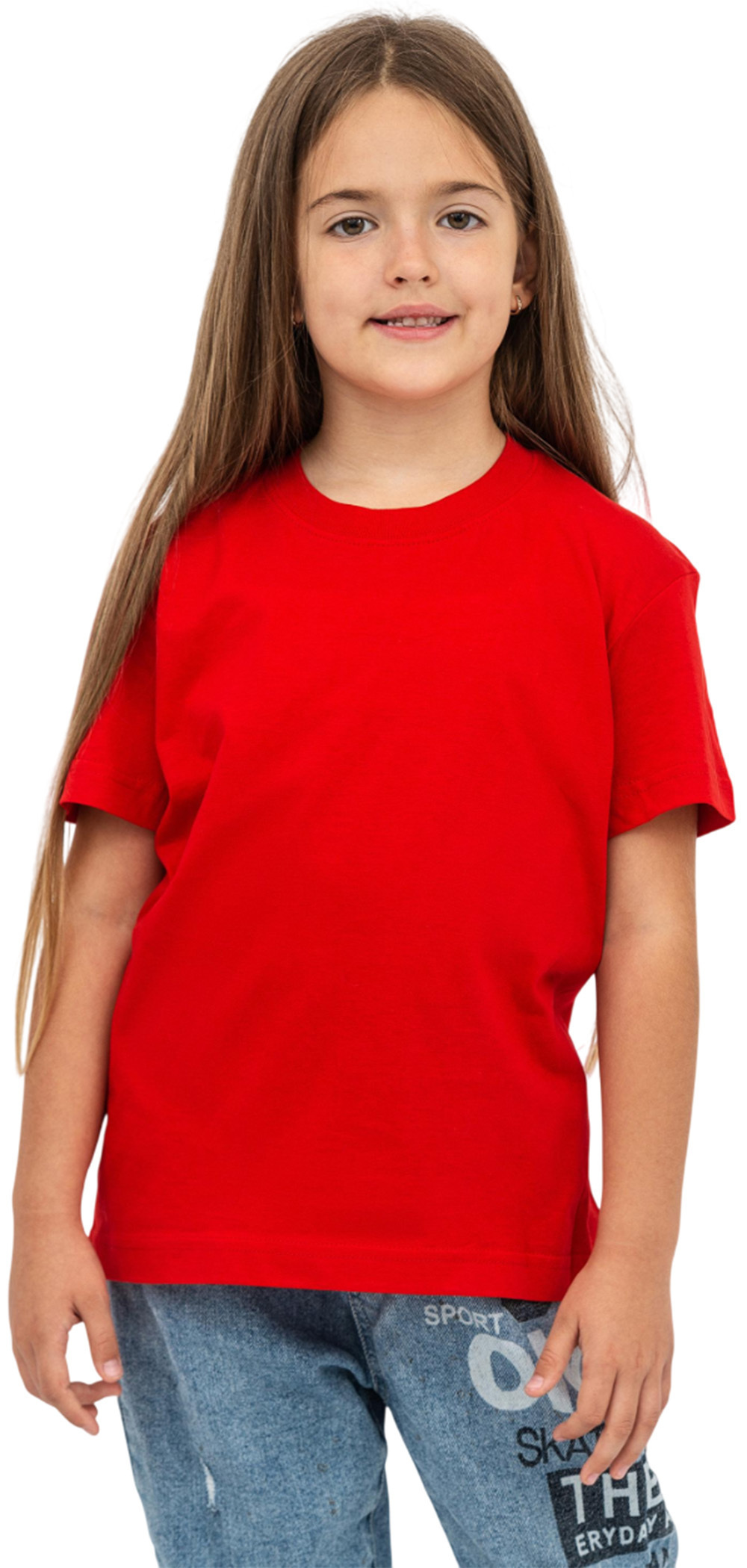 Футболка дитяча бавовняна Stedman Classic-T Kids ST2200W-SRE XL 158-164 червонафото1