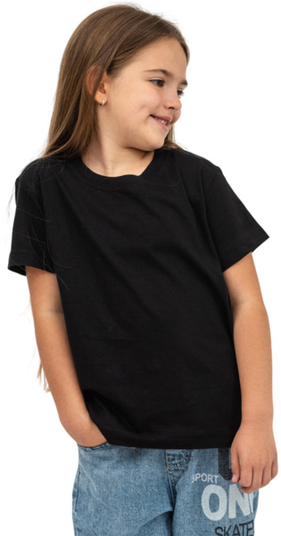 Футболка детская хлопковая Stedman ST2200W-BLO 3XS (86-92 cm) черная фото 