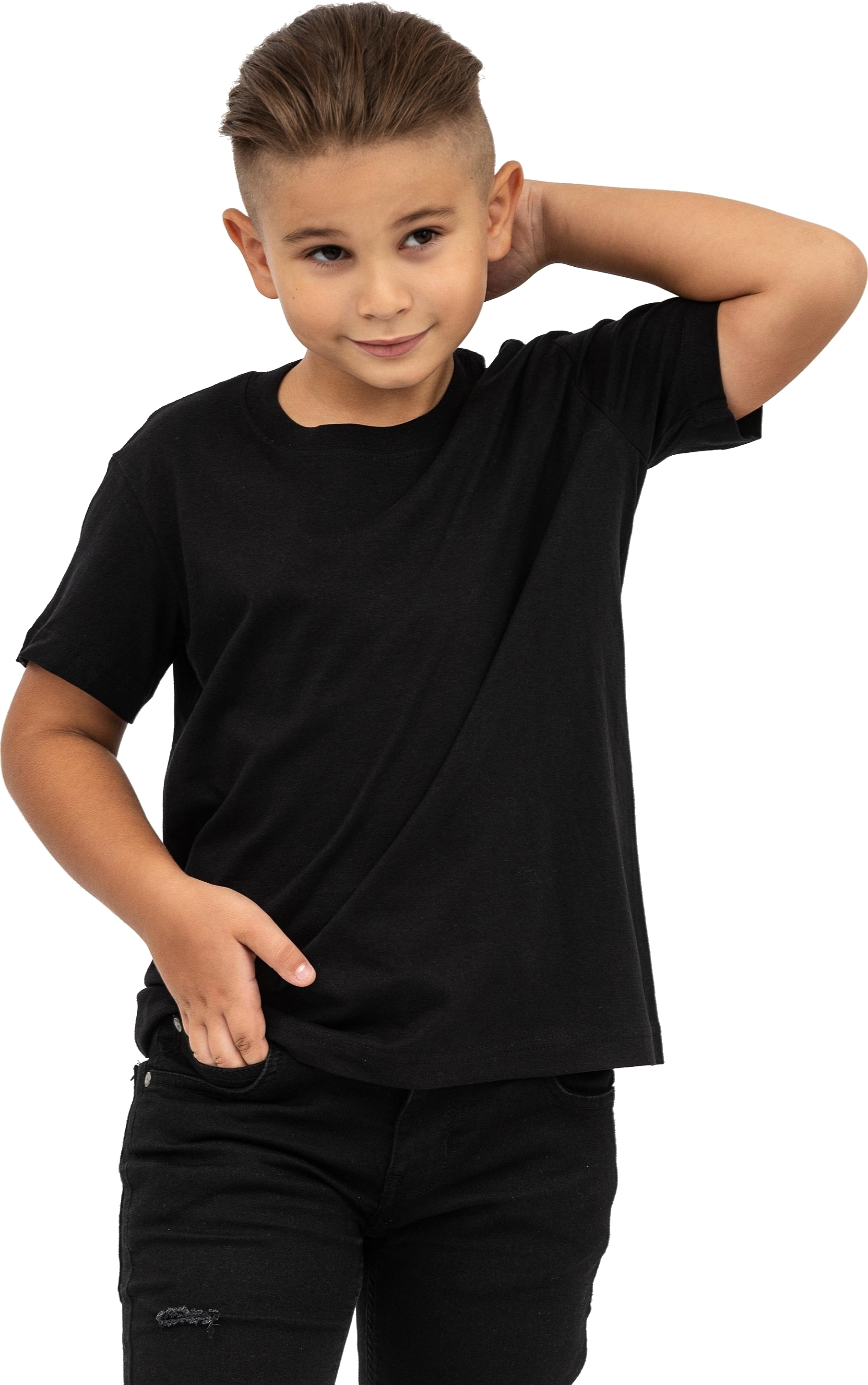 Футболка дитяча бавовняна Stedman Classic-T Kids ST2200M-BLO XL (158-164 cm) чорнафото1