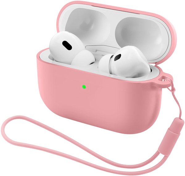

Чехол ArmorStandart Silicone Case with straps для Apple Airpods Pro 3 Pink (ARM88297)