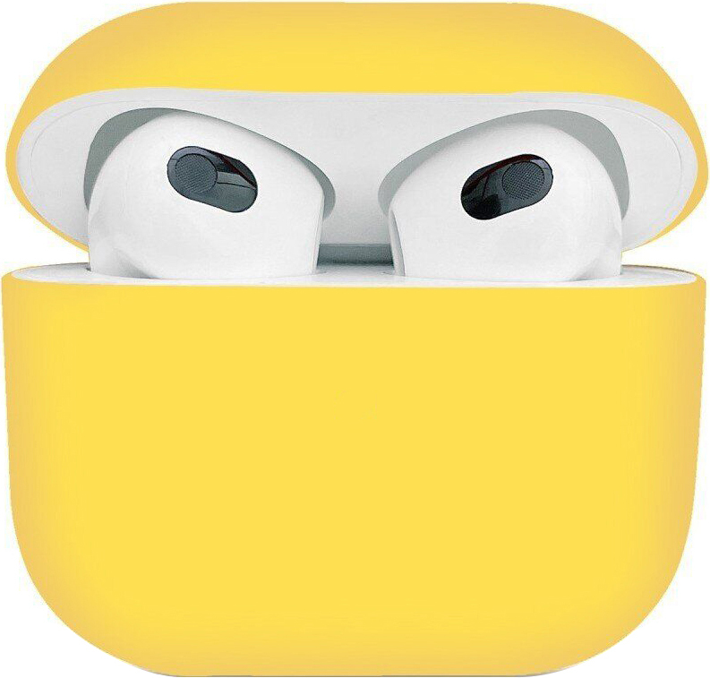 Чехол ArmorStandart Ultrathin Silicone Case для Apple AirPods 3 Mellow Yellow (ARM60300) фото 1