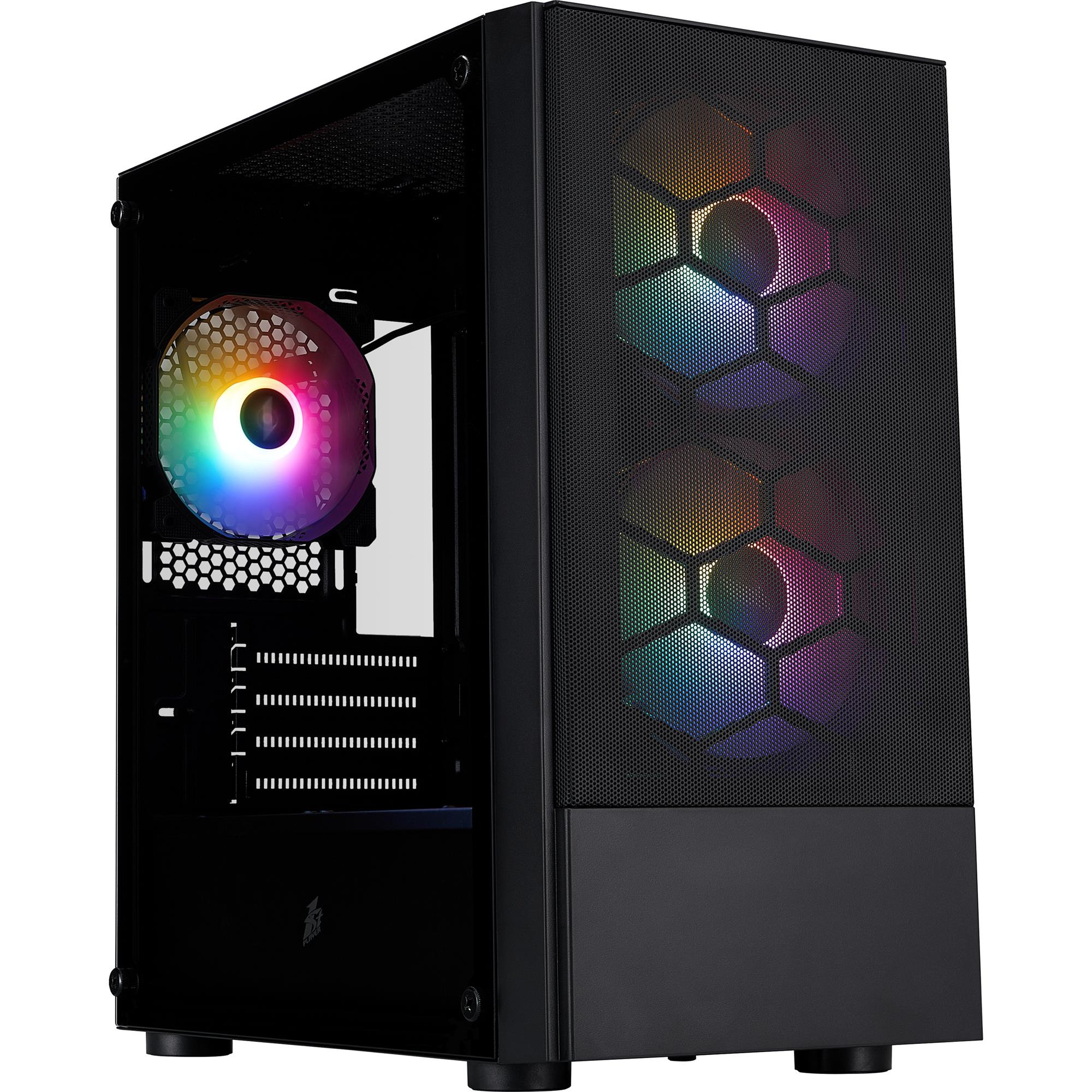 Корпус 1stPlayer X4-M-BK-2F1P-1F1 (X4-M-BK-2F1P-1F1) фото1