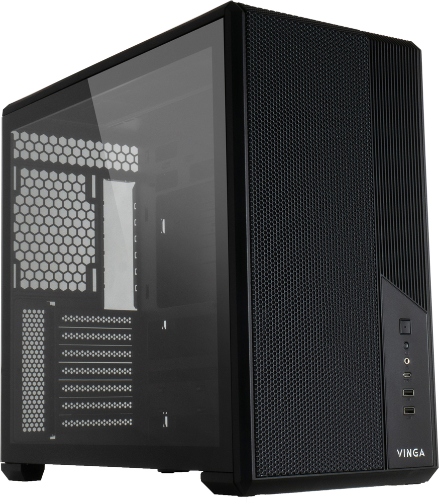 Корпус Vinga Eclipse Black (Eclipse Black)фото1