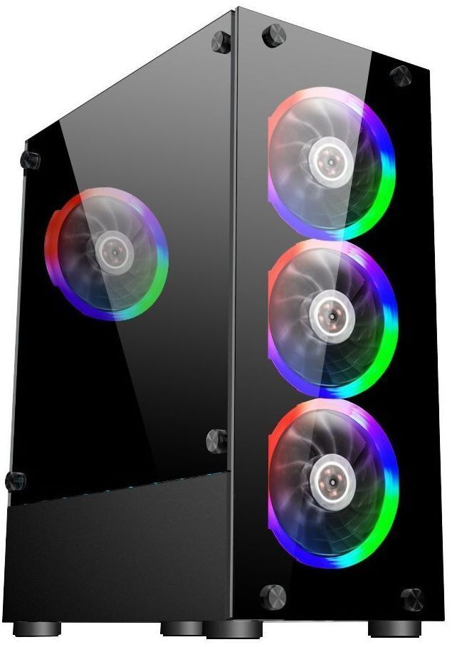 Корпус 1stPlayer V2-A-BK-4F1 (V2-A-BK-4F1)