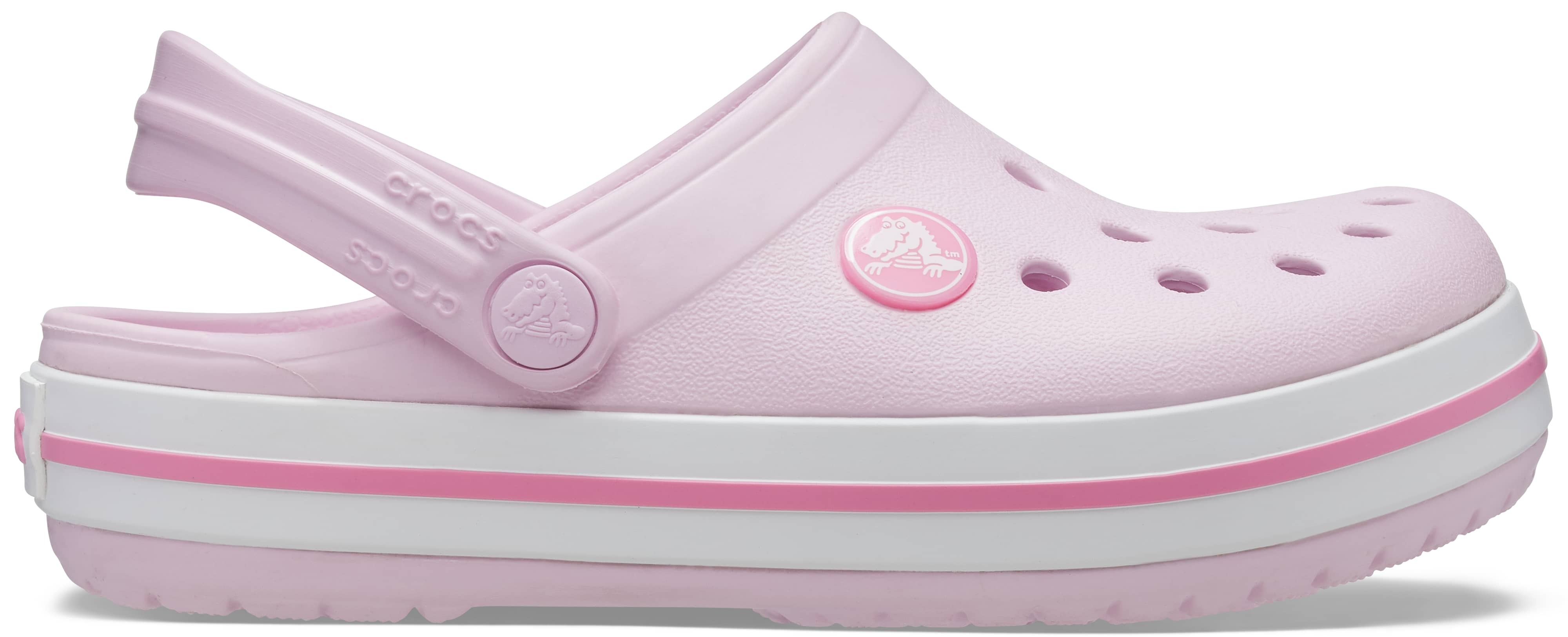 Крокси Crocs Crocband Clog 207005-6GD 20-21 (C5 US) рожевіфото1